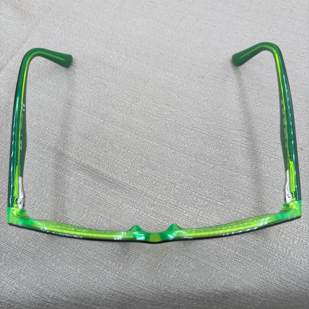 Ray-Ban RB1530 3665 Eyeglasses Tortoise Neon Green Rectangular Frames 48-16-130